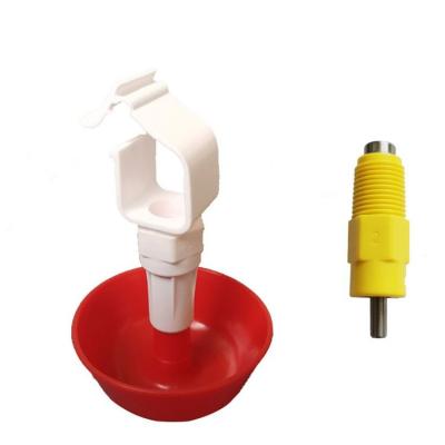 China Beautiful and Stylish Nipple Drinker Waterer Cups Poultry Chicken Water Cup for sale