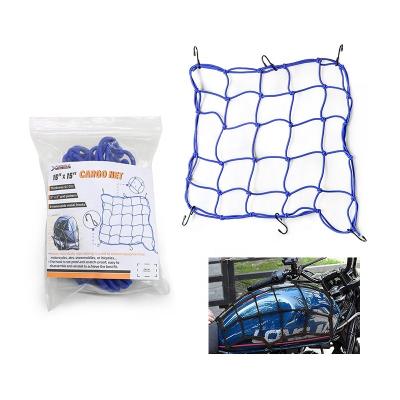 China High Quality Custom Bungee Yarn pp yarn+rubber Yarn Motorcycle Bicycle Luggage Elastic Cargo Net For Trolley for sale