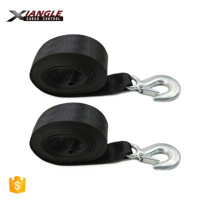 China Quality 50mm Polyester 2 Inch Tie Down Cargo Tie Down Lashing Webbing Trailer Truck Tie Down Straps For Sale for sale