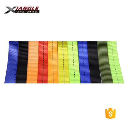 China 100% High Tenacity Polyester Yarn Different Kinds Of 1 Inch Cargo Quality Polyester 2.5cm Width High Waist Webbing Webbing Strap Colorful for sale