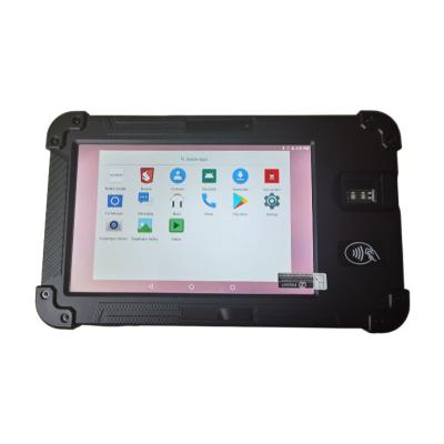 China Waterproof Fingerprint Tablet 2+16GB IP Tablet 4G Android NFC GPS System 2+16GB Support Tablet Standard Rugged Biometric Fingerprint for sale