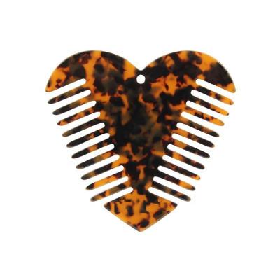 China New Tortoiseshell Mini Hair Salon Custom Hair Comb Private Label Acetate Hair Combs for sale