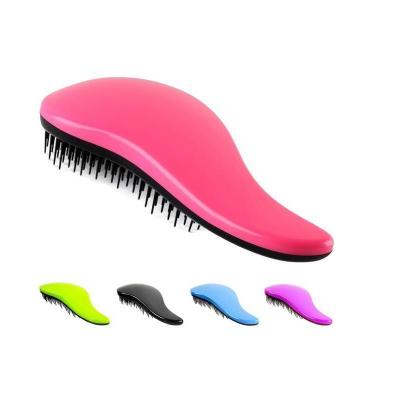 China Anti-static Plastic Hair Scalp Massage Curly Hair Brush Extension Compact Brush Detangling Hair Brush for sale