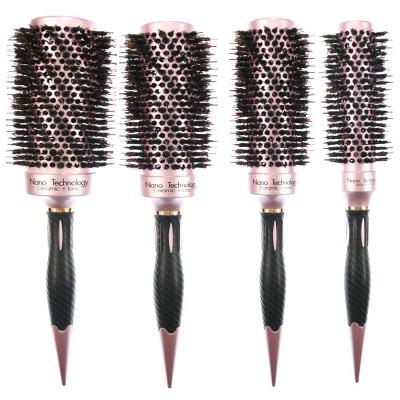 China Professional Custom Compact Bristle Professional Custom Salon Hairdresser Hairdresser Round Hair Dryer Brush for sale