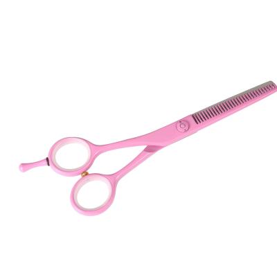 China High Quality Pink Custom Hair Scissors 440 Set Professional OEM Hair Scissors Hair Cutting Scissors for sale