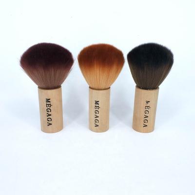 China High Quality Wooden Shaving Brush Handle Barber Neck Cloth Brush For Salon for sale