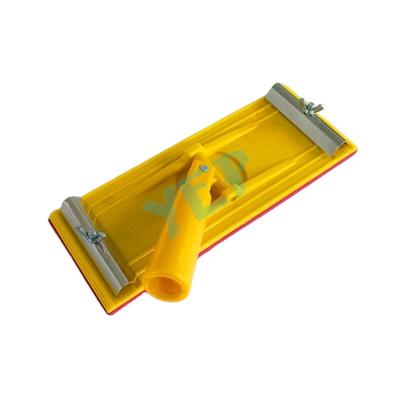 China Yeah construction plastic tools yellow sanding tools sanding trowel for sale