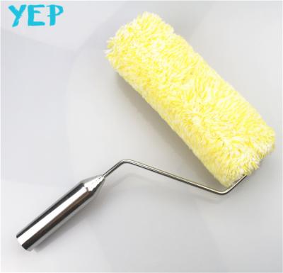 China Synthetic Fiber Screw Yeah System Cheap All Steel Handle Paint Roller Brush for sale