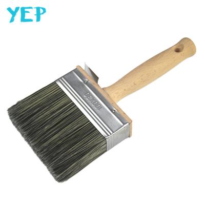 China Paint Brush Yeah High Quality Gray Hog Bristle Beech Wooden Handle Ceiling Brush for sale