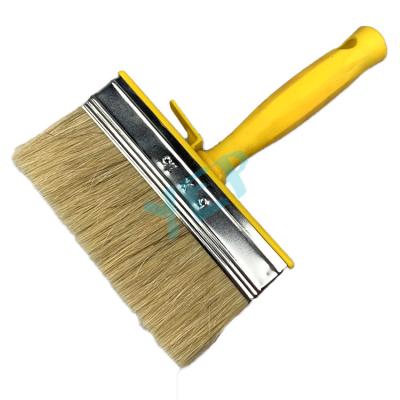 China Paint Yeah Shanghai Factory Price Cheap Yellow Plastic Handle Paint Ceiling Brush for sale