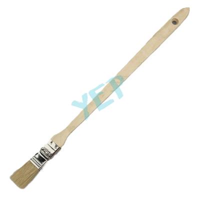 China Painting of 25mm Yeah Poplar High Quality Wooden Handle Hog Bristle Radiator White Brush for sale