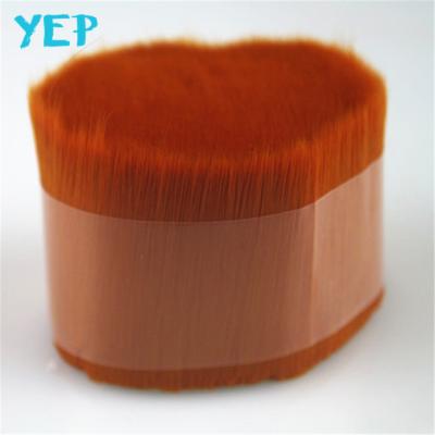 China High Quality Yeah Orange Pure PBT Paint Tapered Artist Paint Brush Filament for sale