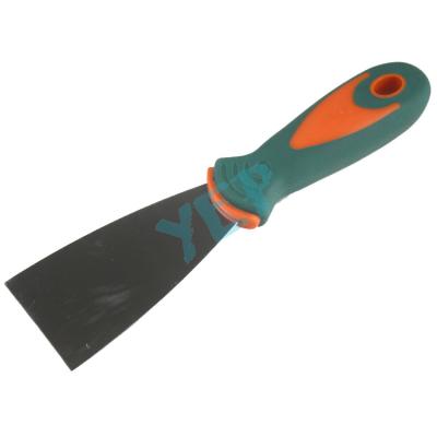 China Plastic Handle YEAH Stainless Steel Rubber Stiff Carbon Steel Putty Knife for sale