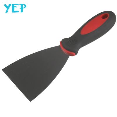 China OEM Yeah Hot Sale DIY Tools Carbon Steel Putty Knife Rubber Plastic Plastering Scraper for sale