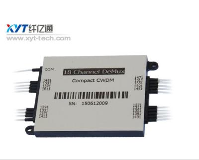 China Stainless Steel Fiber Optic 1*16 Compact CWDM Multiplexer / Demultiplexer for sale