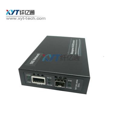 China SFP+ to XFP Web Smart 10G OEO Media Converter SFP+ to XFP Media Converter OEO Standalone Support 3R Repeater for sale