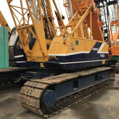 China TRUCK CRANE 50 ton crawler crane / 7050 crane / kobelco 7050 Japan kobelco 50t crane / kobelco crawler for sale