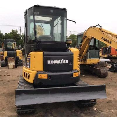 China Construction material stores Japan KOMATSU PC40 PC55 rubber MR 5 TON Mini Excavator for sale for sale