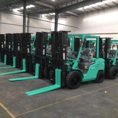 China Original Japan FD30 Forklift 3 Ton Diesel Mitsubishi Fork High Quality Stores Elevator Building Material For Sale for sale