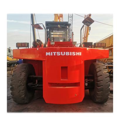 China Construction material stores Mitsubishi diesel 35 ton forklift for sale 35ton/35000kg Mitsubishi forklift low price for sale