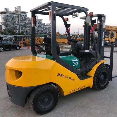 China Good Condition Original Building Material Stores Japan FD30T-16 3 Ton Komatsu FD30 Diesel Forklift Price Cheap for sale