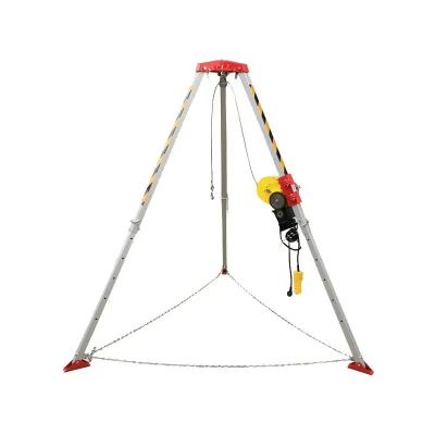 China Emergency Rescue Safety Rescue Heavy Lifting Tripod with Manual Winch for Fire Fighting for sale