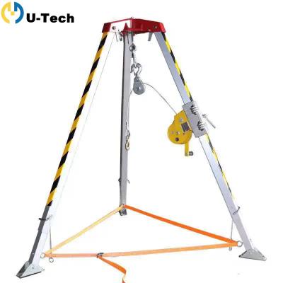 China Emergency Rescue Shandong U-Tech Aluminum Alloy Safety Rescue Tripod For Construction for sale