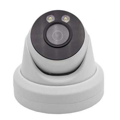 China White lightweight full color low power IP turret dome cctv camera imx335 poe smart dual lens NIGHT VISION H.265 5mp F1.6 night vision for sale