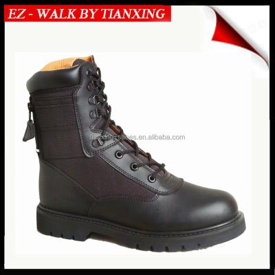 China Military boots MA1 military boots with black leather and rubber outsole for sale