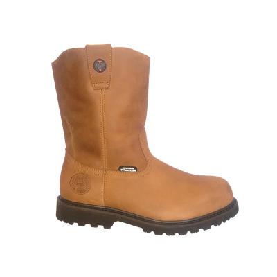 China High quality waterproof traction on genuine wellington boot leather for sale