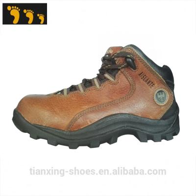 China High Quality Waterproof Tumbled Leather Work Toe Hiker Safety Shoes Steel Heavy Duty Genuine Leather 2.0-2.2mm Hard Grain for sale