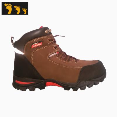 China High Quality Waterproof Crazy American Horse Leather 2.0-2.2mm Work Safety Shoes With Steel Toe for sale