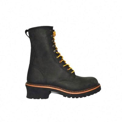 China High Quality NUBUCK Leather 2.0-2.2mm Logger Genuine Leather Boots Work Boots for sale