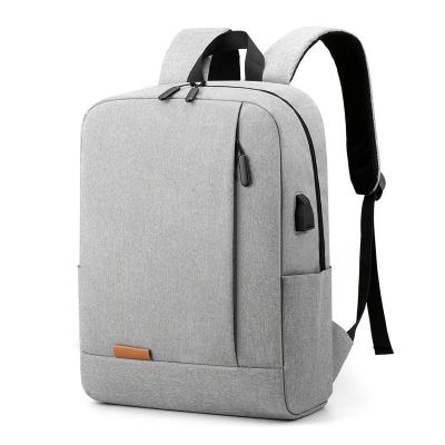 China With USB Mens Travel Laptop Backpack Classic Anti-theft Bag Water Resistant Left Filling Business Backpack Casual Rise Daypack for sale