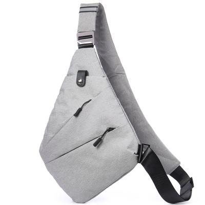 China Wholesale fashion design high quality outdoor sport sling bag men body oxford fabric chest sling cross cross - body bag for sale