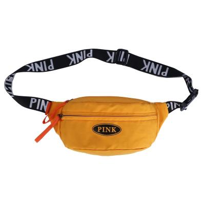 China Hot Sale Water Proof Waist Bag For Women Fashion Fanny Pack Outdoor Leisure Workout Pink Running Chest Bag For Ladies for sale