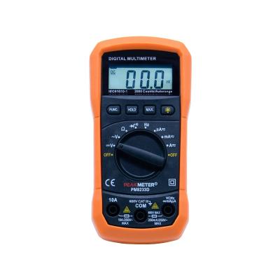 China PEAKM,ETER PM8233D 600V 20mA 3 1/2 Digital PM8233D Multimeter China Low Price Digital Multimeter for sale