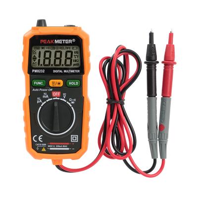 China Mini Automotive Digital Multitester With Touch Voltage Detector CE No And RoHS PM8232 for sale