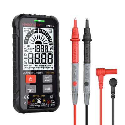 China YES HABOTEST HT112B 6000 Counts Large Display Screen Mobile Phone Professional Digital Multimeter for sale