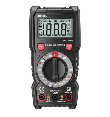 China HT830L Handheld Digital Multimeter 2000 Counts Diode Test HT113 for sale