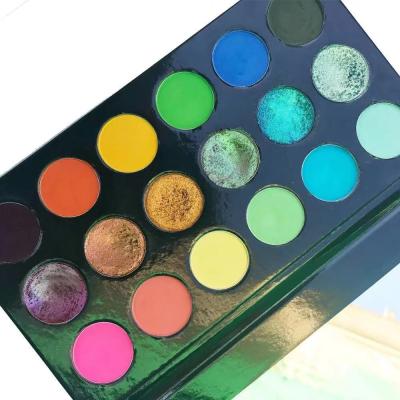 China 18 Colors Eye Makeup Eyeshadow Waterproof Hot Duochrome Eyeshadow Palette for sale