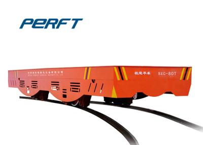 中国 リモート・コントロール10トンのボギー電池式のカート、鉄道は移動のトロリーにモーターを備えました 販売のため