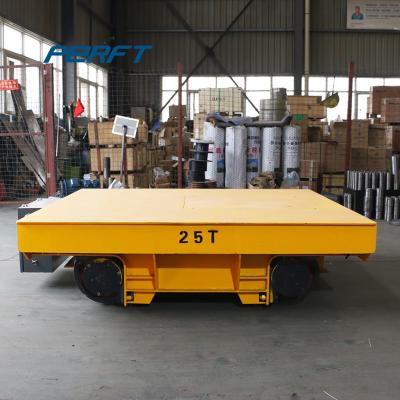 China 30T Remote Control Heavy Loads Cargo Rail Transfer Cart For Warehouse for sale