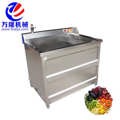 China With Automatic Electric Air Bubble Leaf Vegetable Washing Machine Small Factory Manufacturer for sale