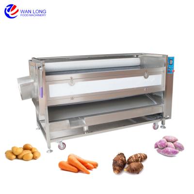 China High Quality Easy Operation Carrot Washing Peeling Machine Cassava Peeling Machine for sale