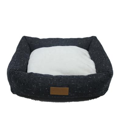 China Viable Comfortable Pet Bed Support Sample Sell Well Wholesale New Type Luxury Fluffy Pet Bed Sofa Bed for sale