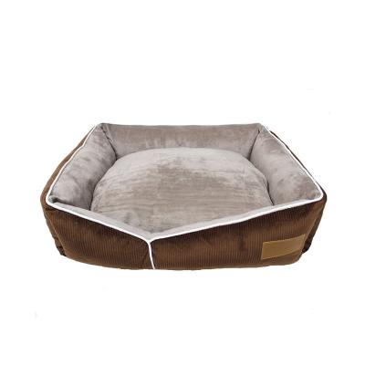 China New Style Breathable Corduroy Comfortable Factory Supply COO-2792 Dog Sofa Pet Bed Pet Supplies OEM/ODM for sale