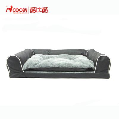 China Washable Travel Oxford Comfort With White Binding Pet Bed for sale