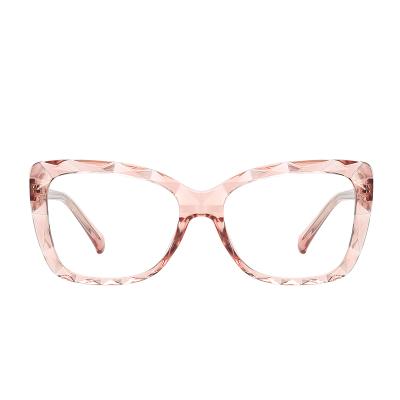 China Cateye drop shipping hot sale woman TR90 cateye optical glasses running blue light rxable anti butterfly RTS prescription for sale