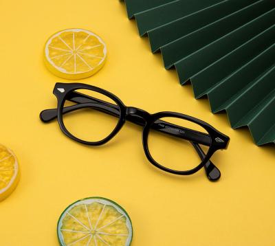 China Fashion Unisex Oval Acetate Round Optical Glasses for sale